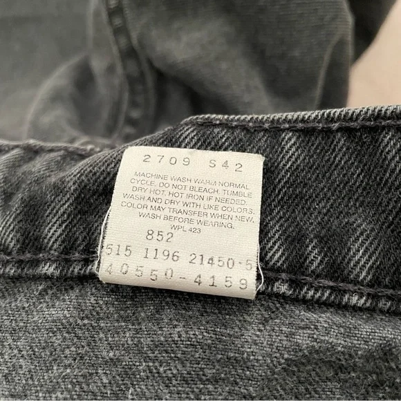 Y2K -1996-Vintage Levi’s 550 relaxed fit tapered leg orange tag Jean W33/L33/1/2 - Picture 9 of 13